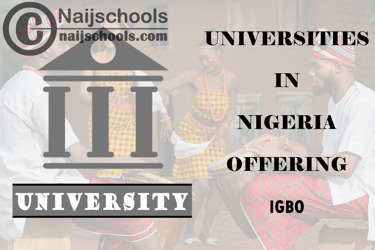 List of Universities in Nigeria Offering Igbo