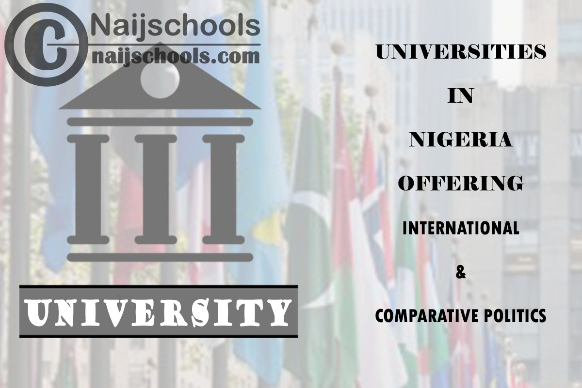 Universities in Nigeria Offering International & Comparative Politics