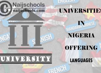 List of Universities in Nigeria Offering Languages