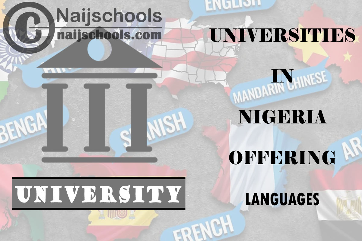 List of Universities in Nigeria Offering Languages