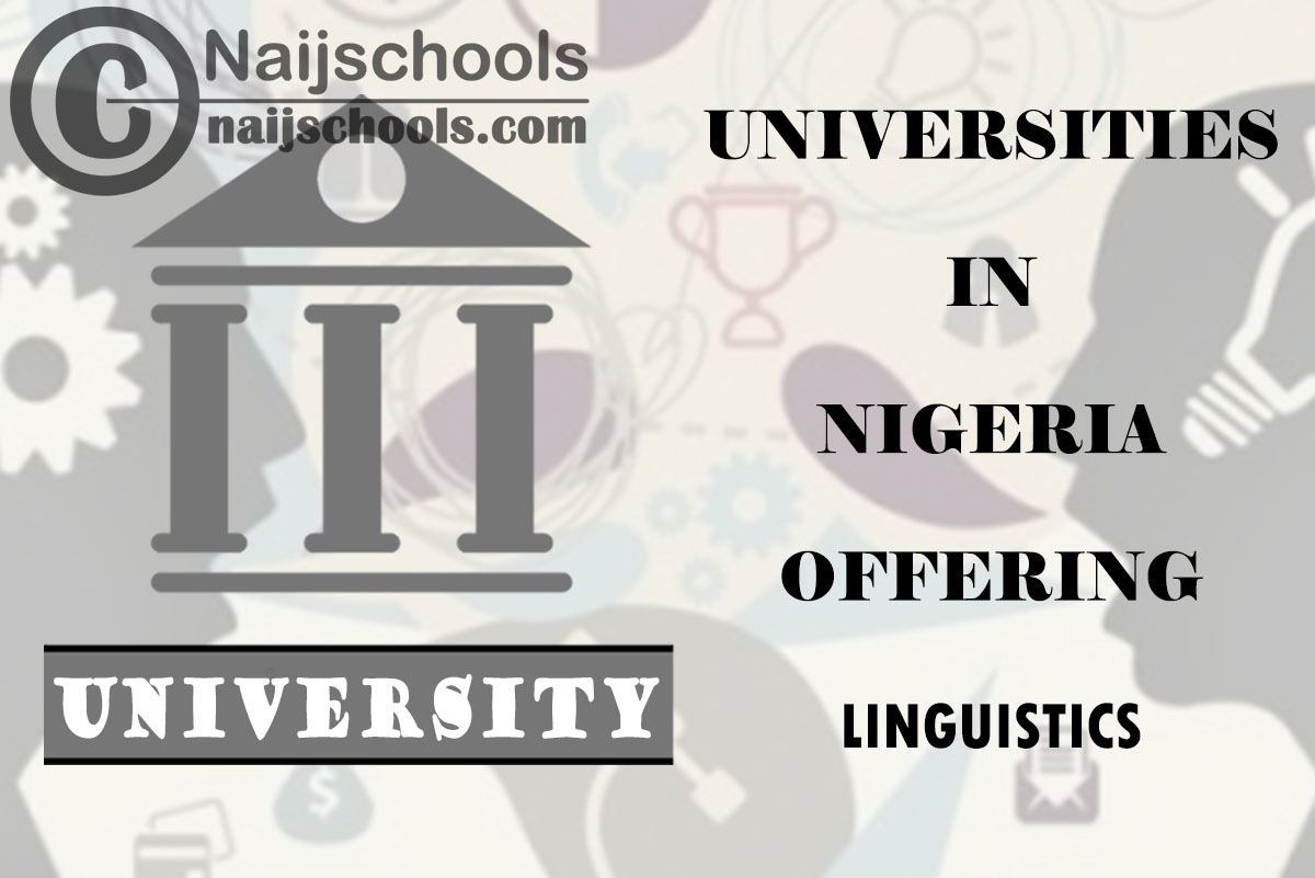 List of Universities in Nigeria Offering Linguistics