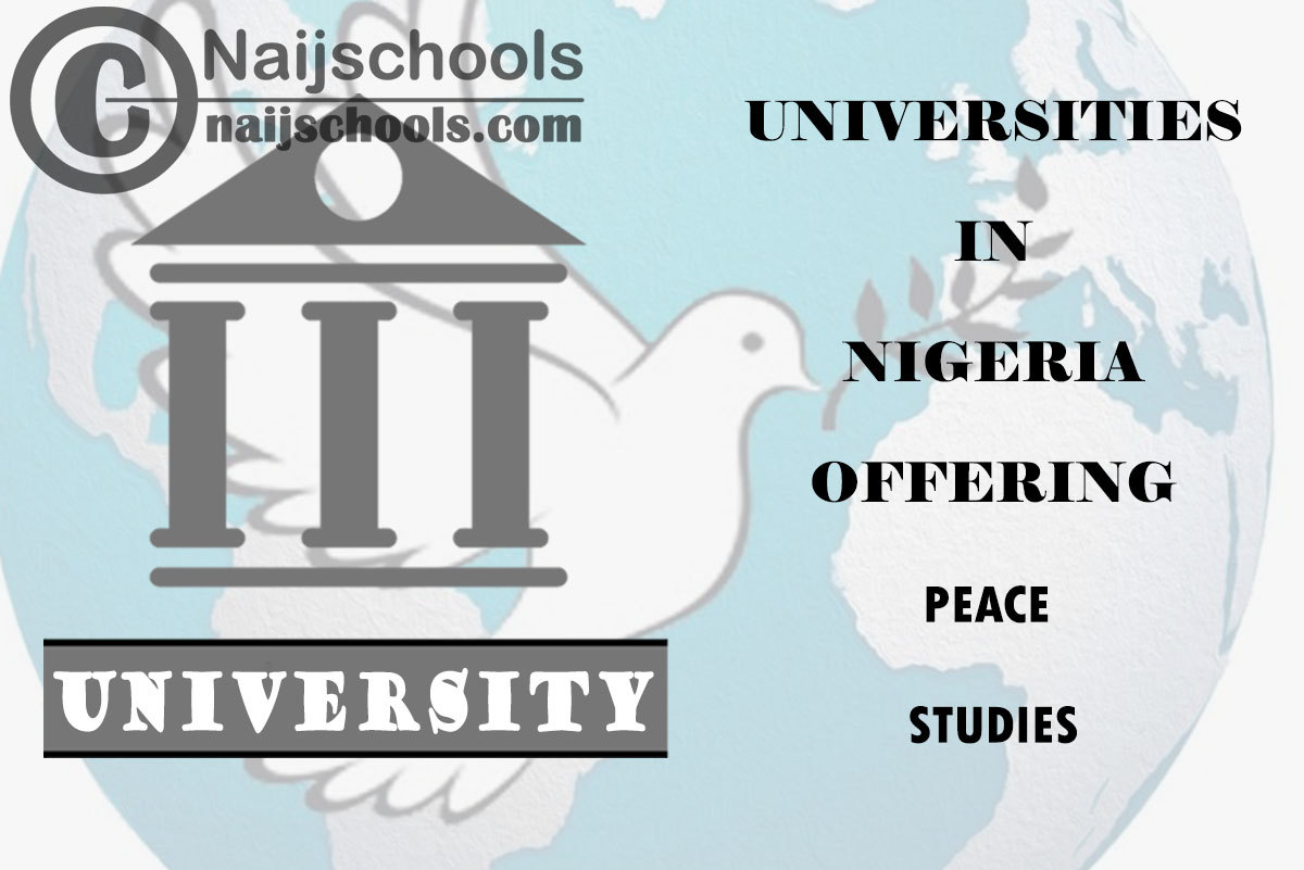 List of Universities in Nigeria Offering Peace Studies