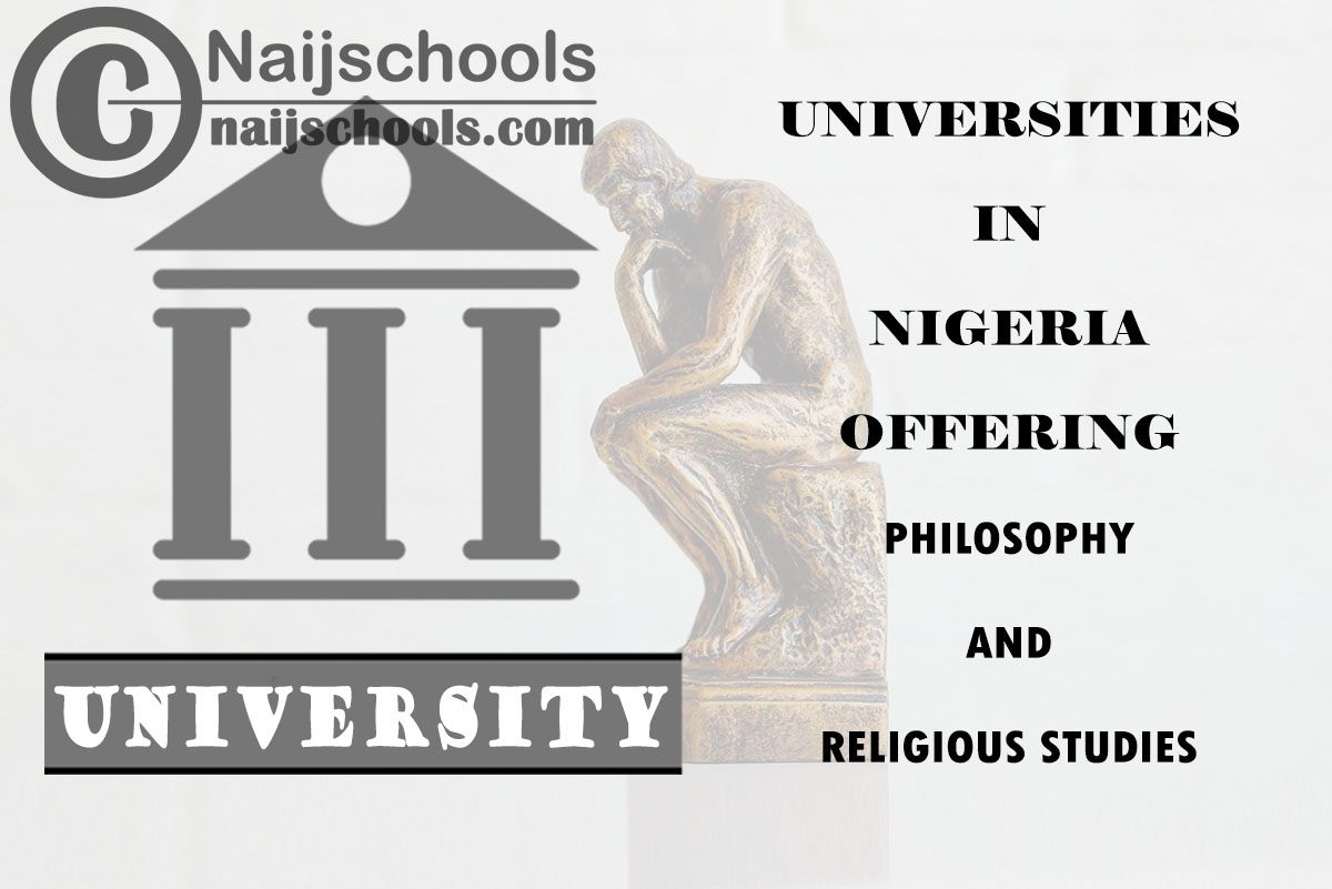 Universities in Nigeria Offering Philosophy and Religious Studies
