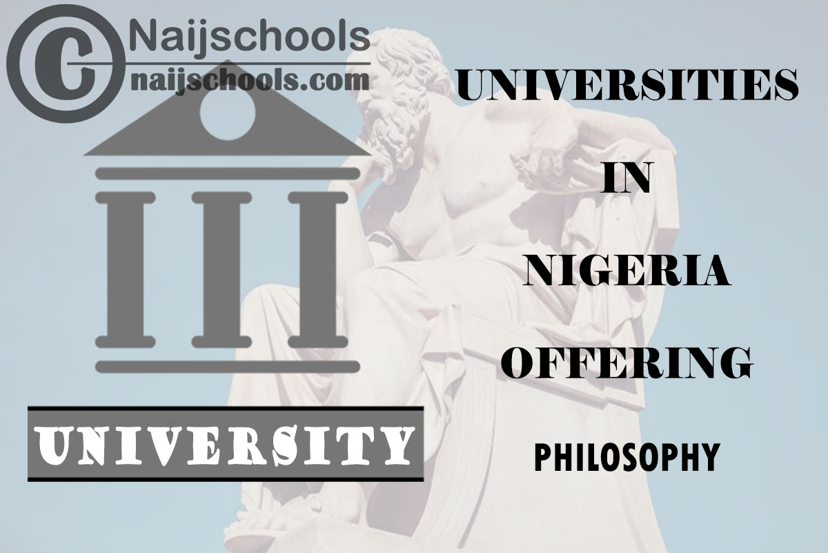 List of Universities in Nigeria Offering Philosophy