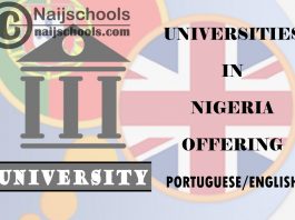 List of Universities in Nigeria Offering Portuguese/English