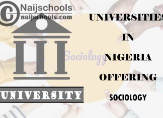List of Universities in Nigeria Offering Sociology
