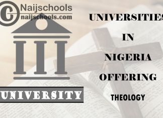 List of Universities in Nigeria Offering Theology