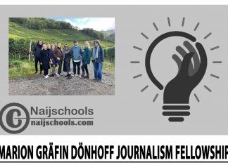 Marion Gräfin Dönhoff Journalism Fellowship 2024