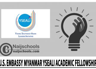 U.S. Embassy Myanmar YSEALI Academic Fellowship 2024
