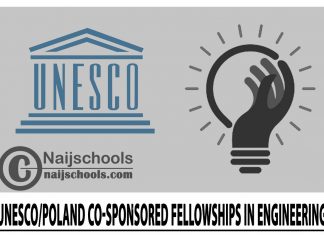 UNESCO/Poland Co-Sponsored Fellowships in Engineering 2024
