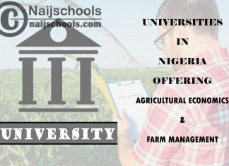 Universities Offering Agricultural Economics & Farm Management