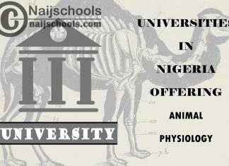 List of Universities in Nigeria Offering Animal Physiology