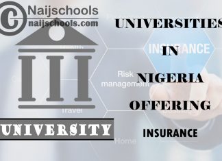 List of Universities in Nigeria Offering Insurance