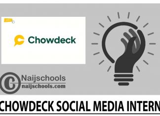 Chowdeck Social Media Intern