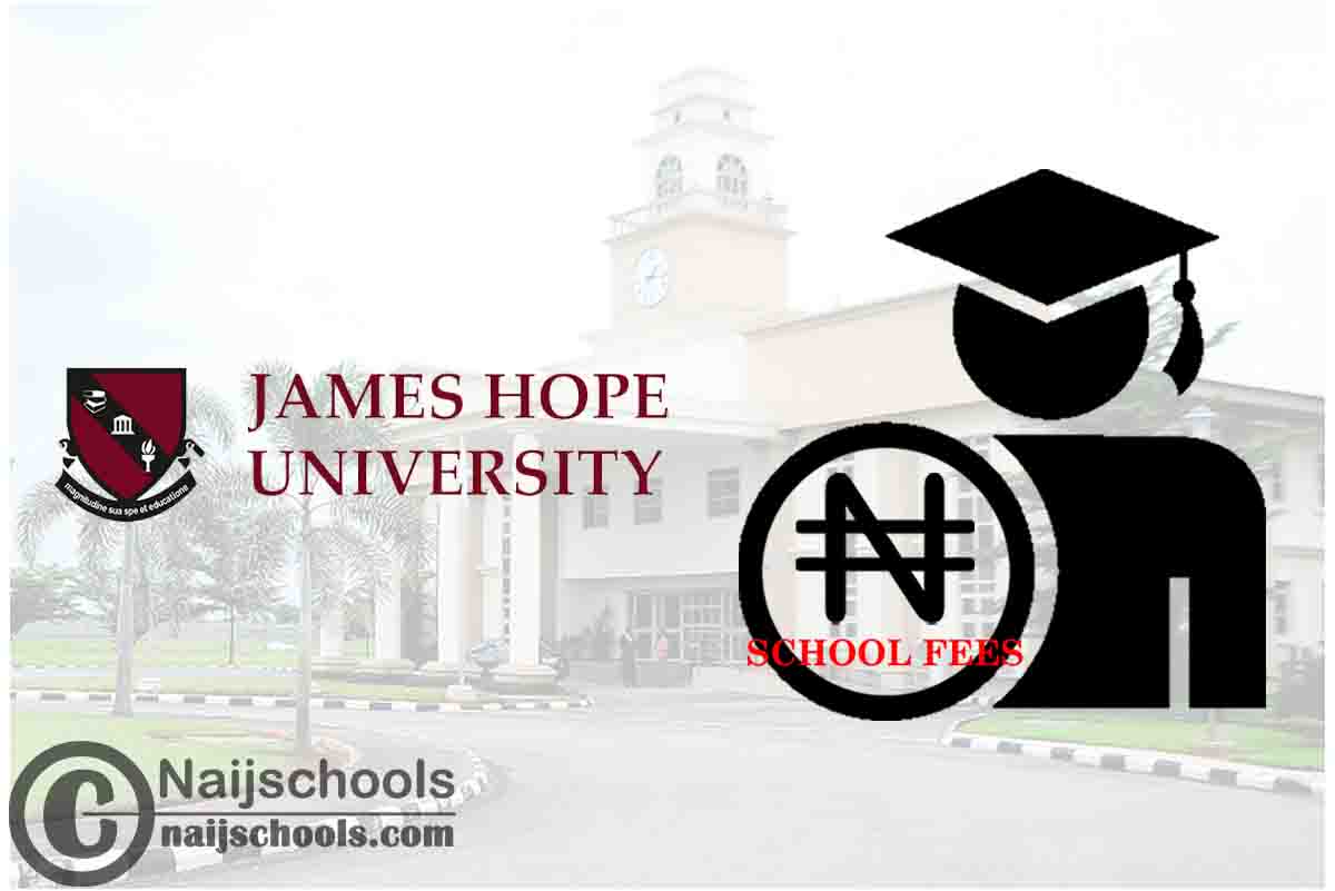 James Hope University (JHU) School Fees Schedule 2024/2025