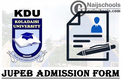 KolaDaisi University (KDU) JUPEB Admission Form 2024