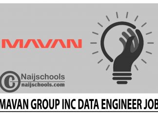 Mavan Group Inc Full Time/Part Time Data Engineer Job